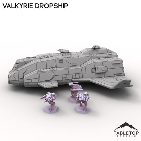 Tabletop Terrain Vehicle Valkyrie Dropship