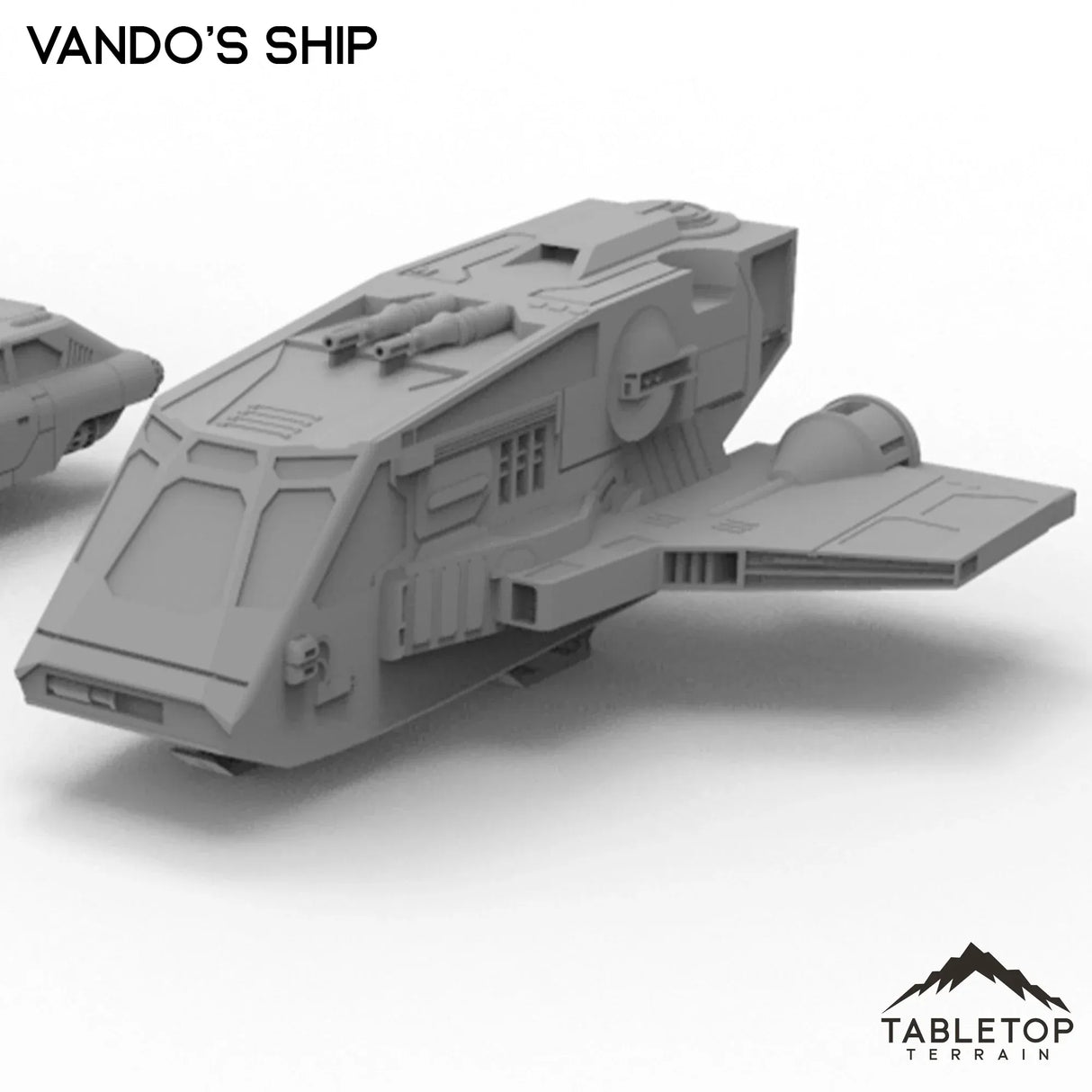 Tabletop Terrain Vehicle Vando's Ship