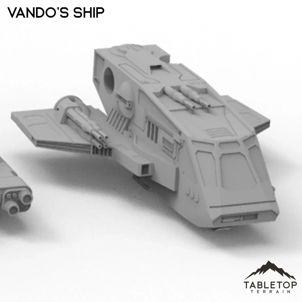 Tabletop Terrain Vehicle Vando's Ship