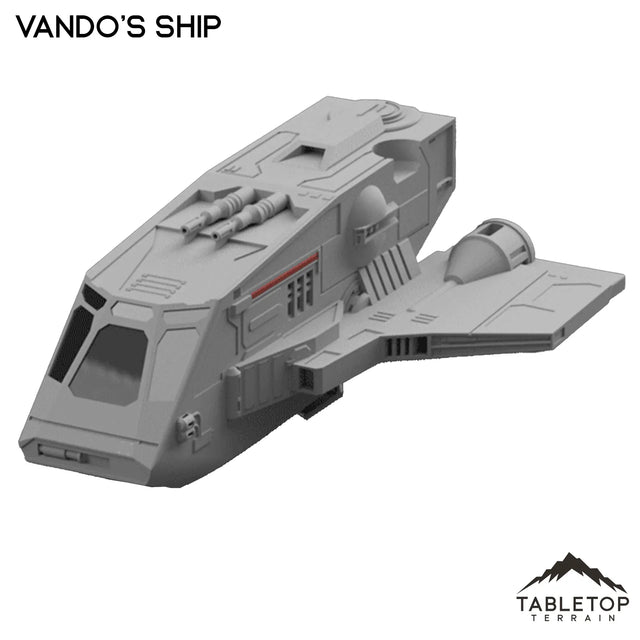 Tabletop Terrain Vehicle Vando's Ship