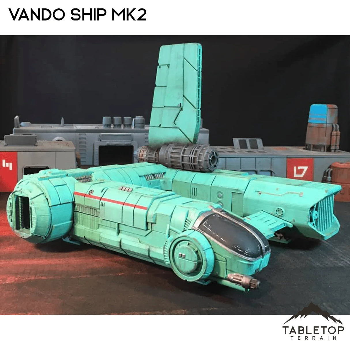 Tabletop Terrain Vehicle Vando Ship Mk2
