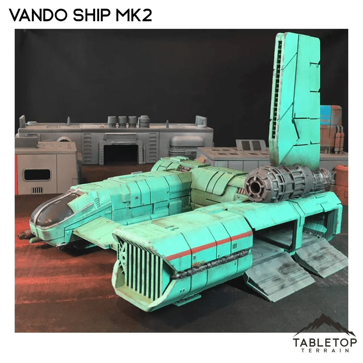 Tabletop Terrain Vehicle Vando Ship Mk2