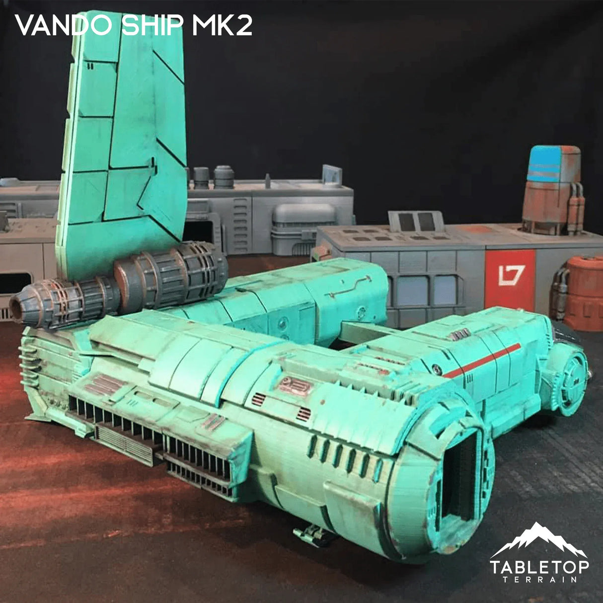 Tabletop Terrain Vehicle Vando Ship Mk2
