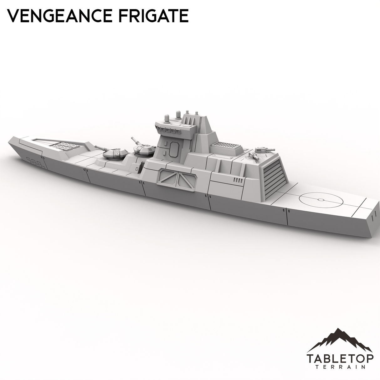 Tabletop Terrain Vehicle Vengeance Frigate