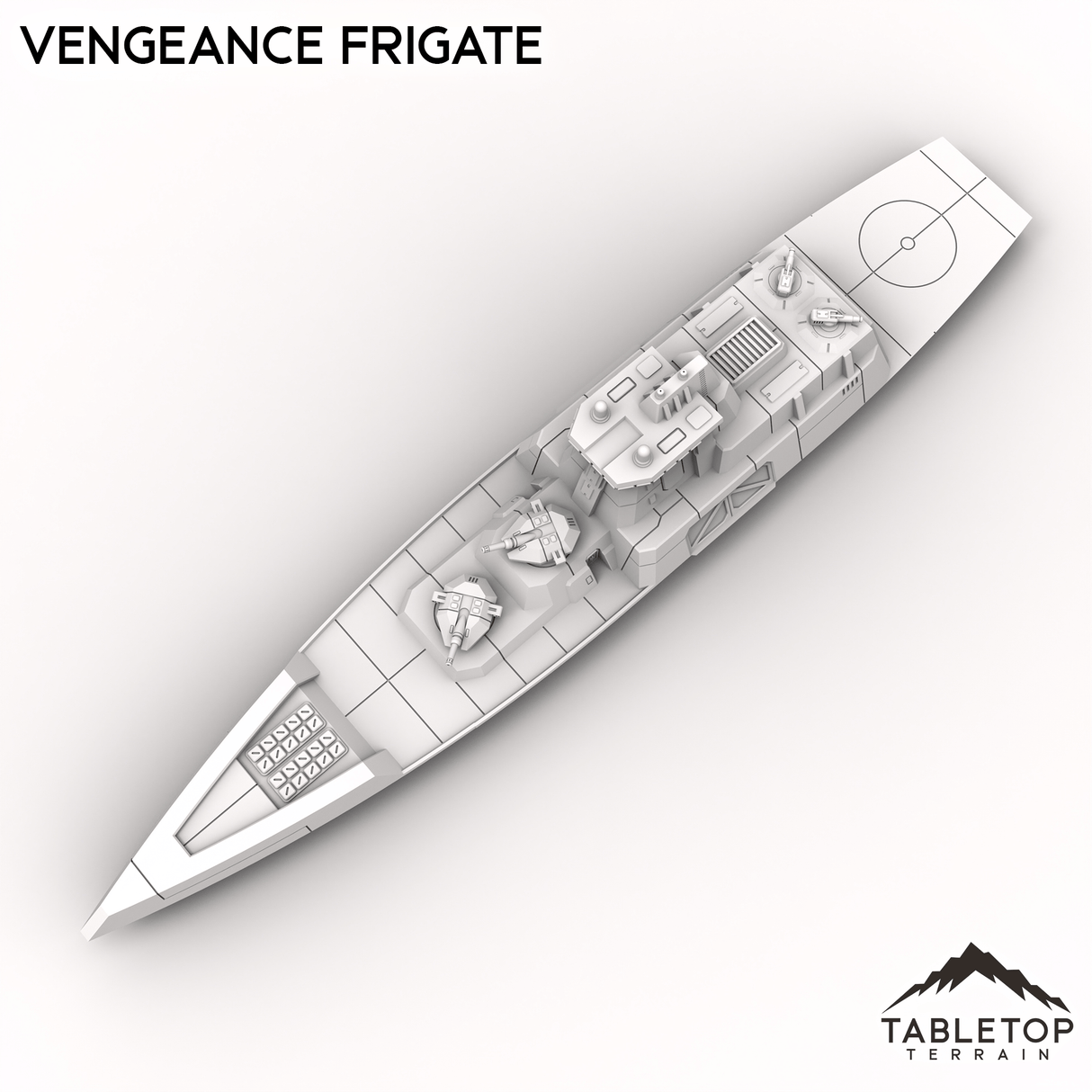 Tabletop Terrain Vehicle Vengeance Frigate
