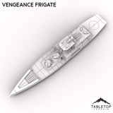Tabletop Terrain Vehicle Vengeance Frigate