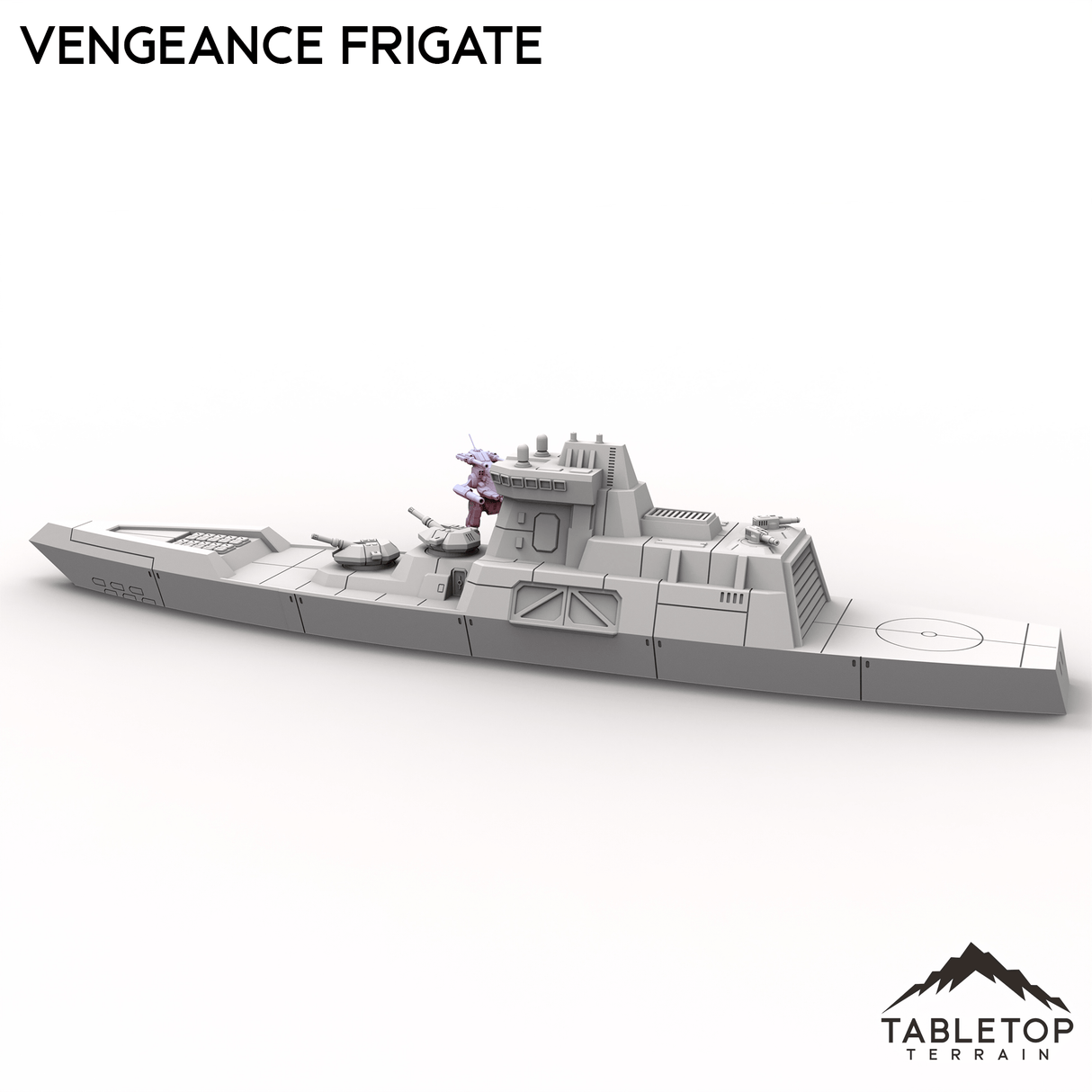 Tabletop Terrain Vehicle Vengeance Frigate