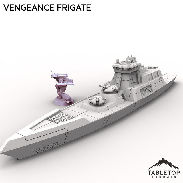 Tabletop Terrain Vehicle Vengeance Frigate