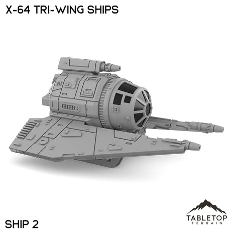 Tabletop Terrain Vehicle X-64 Tri-Wing Ships
