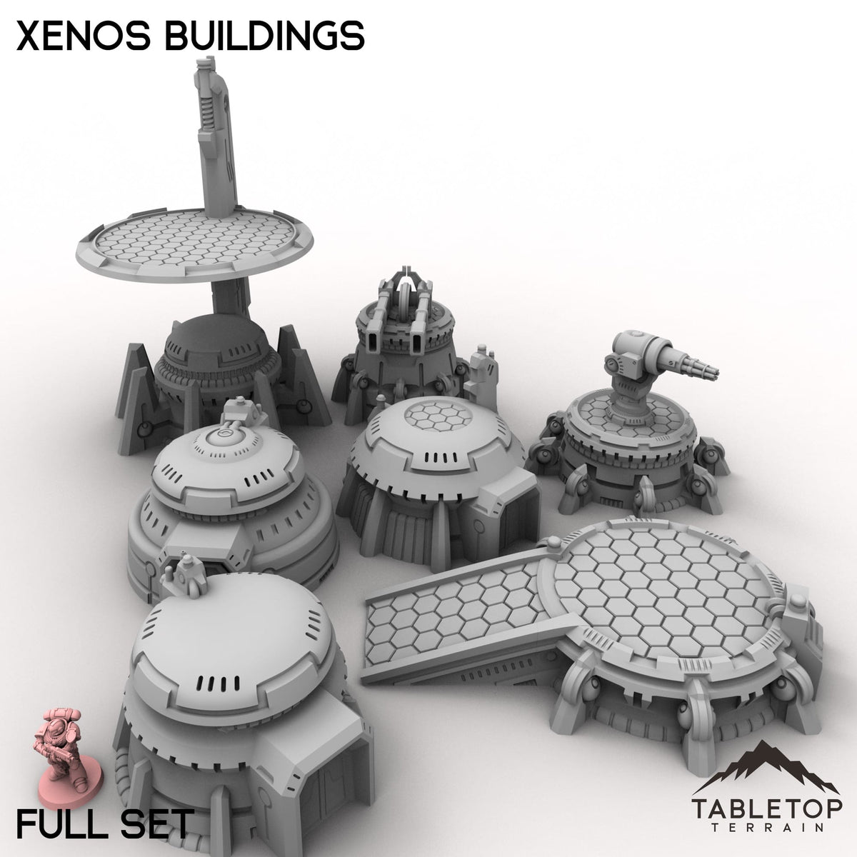 Tabletop Terrain Vehicle Xenos Buildings