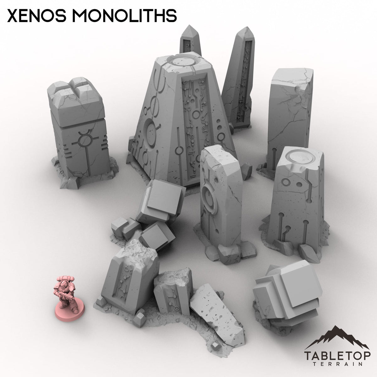 Tabletop Terrain Vehicle Xenos Monoliths
