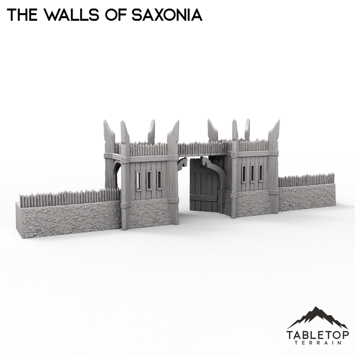 Tabletop Terrain Walls The Walls of Saxonia - Kingdom of Saxonia