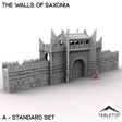 Tabletop Terrain Walls 32mm / A - Standard Set The Walls of Saxonia - Kingdom of Saxonia