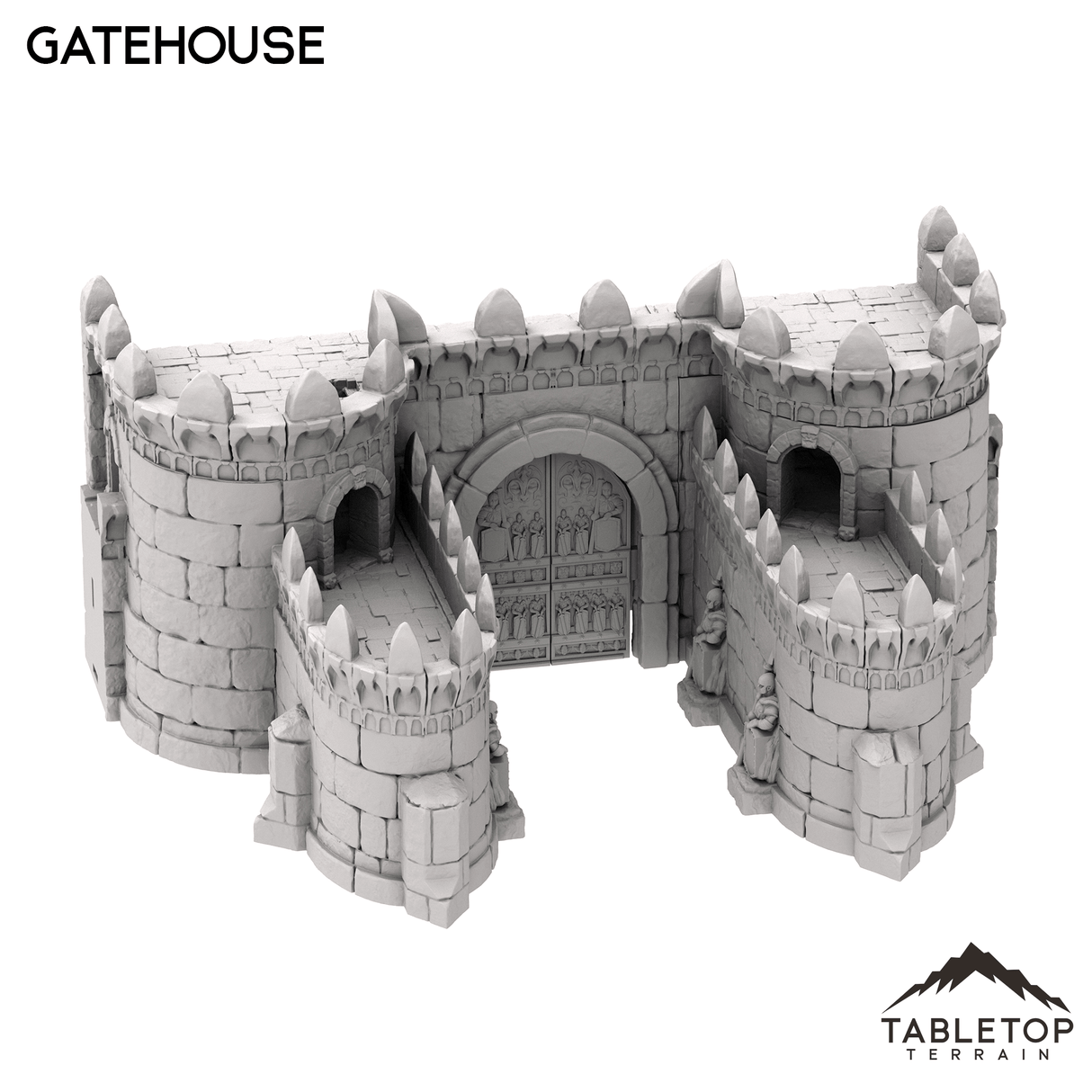 Tabletop Terrain Walls 32mm / Gatehouse Gates and Walls - Kingdom of Tor Ithilas