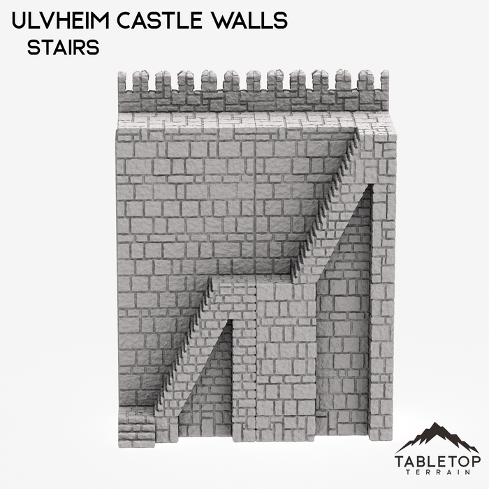 Tabletop Terrain Walls 32mm / Stairs Ulvheim Castle Walls