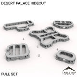 Tabletop Terrain Walls 40mm / Full Set Desert Palace Hideout