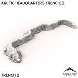 Tabletop Terrain Walls 40mm / Trench 2 Arctic Headquarters Trenches