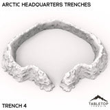 Tabletop Terrain Walls 40mm / Trench 4 Arctic Headquarters Trenches