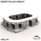 Tabletop Terrain Walls 40mm / Wall 1 Desert Palace Hideout