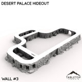 Tabletop Terrain Walls 40mm / Wall 3 Desert Palace Hideout