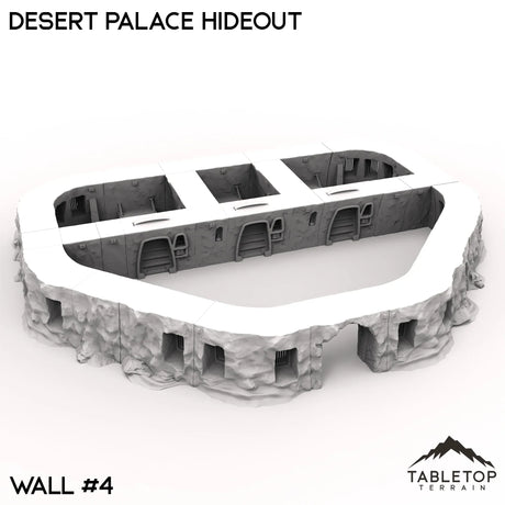 Tabletop Terrain Walls 40mm / Wall 4 Desert Palace Hideout
