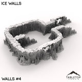 Tabletop Terrain Walls 40mm / Wall 4 Ice Walls