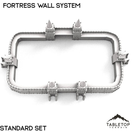 Tabletop Terrain Walls Apocalypse Fortress Wall System