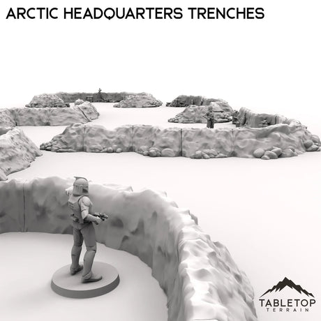 Tabletop Terrain Walls Arctic Headquarters Trenches