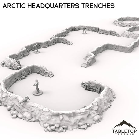 Tabletop Terrain Walls Arctic Headquarters Trenches