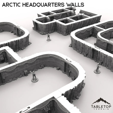 Tabletop Terrain Walls Arctic Headquarters Walls