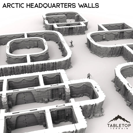 Tabletop Terrain Walls Arctic Headquarters Walls