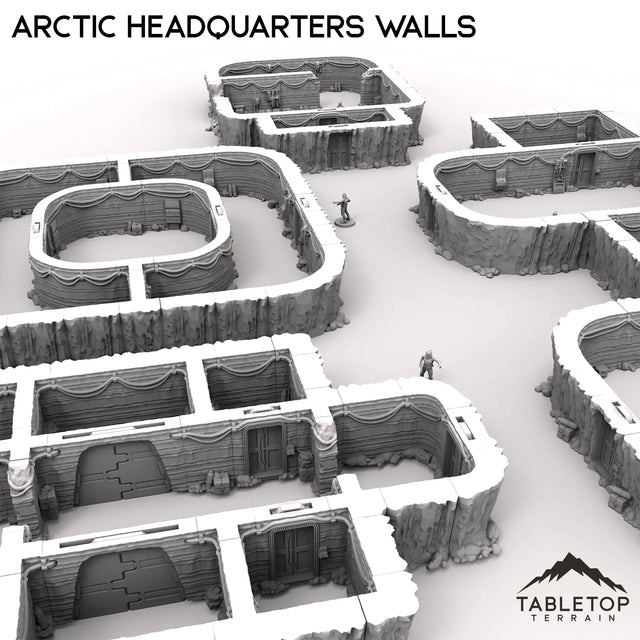 Tabletop Terrain Walls Arctic Headquarters Walls