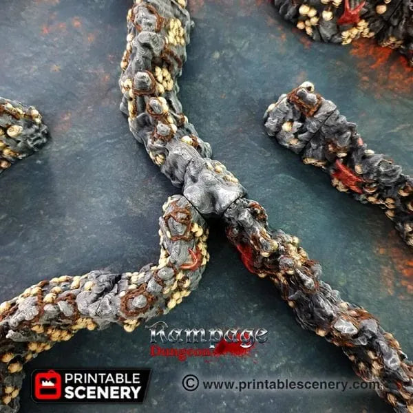 Tabletop Terrain Walls Caverns of Torment - Fantasy Scatter Terrain