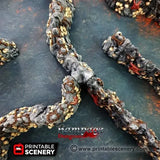 Tabletop Terrain Walls Caverns of Torment - Fantasy Scatter Terrain