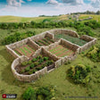 Tabletop Terrain Walls Country High Walls / Low Walls - Country & King - Fantasy Historical Walls