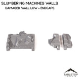 Tabletop Terrain Walls Damaged Wall Low Slumbering Machines Walls