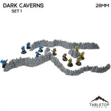 Tabletop Terrain Walls Dark Caverns  - Fantasy Scatter Terrain