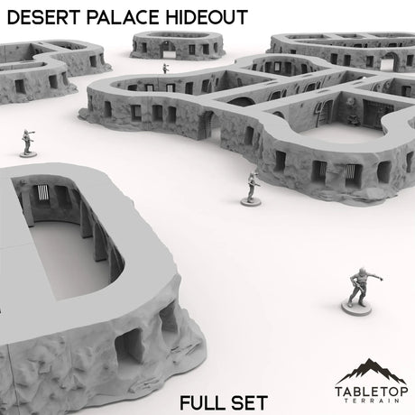 Tabletop Terrain Walls Desert Palace Hideout