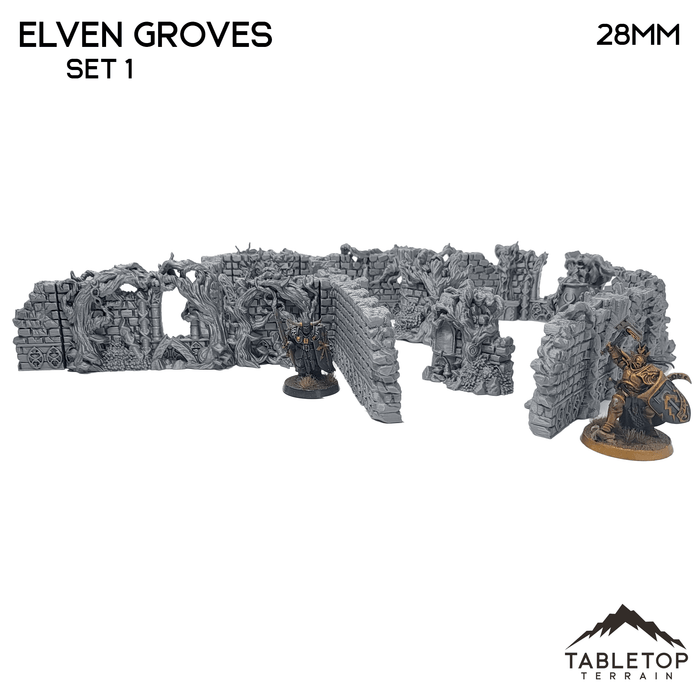 Tabletop Terrain Walls Elven Grove - Fantasy Terrain