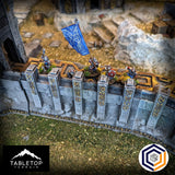Tabletop Terrain Walls Gates and Walls - Kingdom of Durak Deep