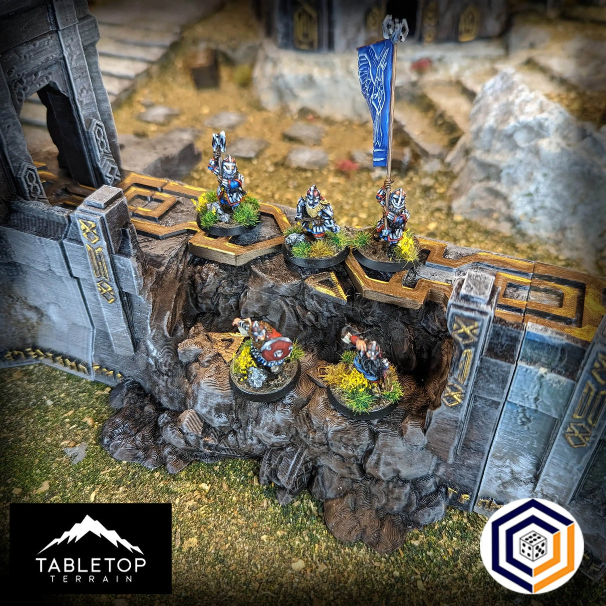 Tabletop Terrain Walls Gates and Walls - Kingdom of Durak Deep