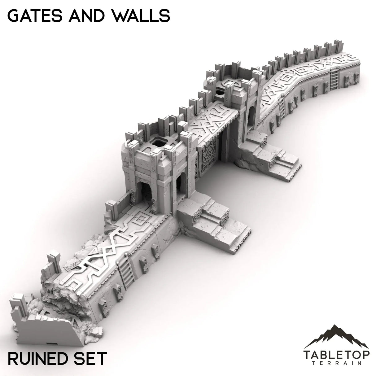 Tabletop Terrain Walls Gates and Walls - Kingdom of Durak Deep
