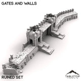 Tabletop Terrain Walls Gates and Walls - Kingdom of Durak Deep