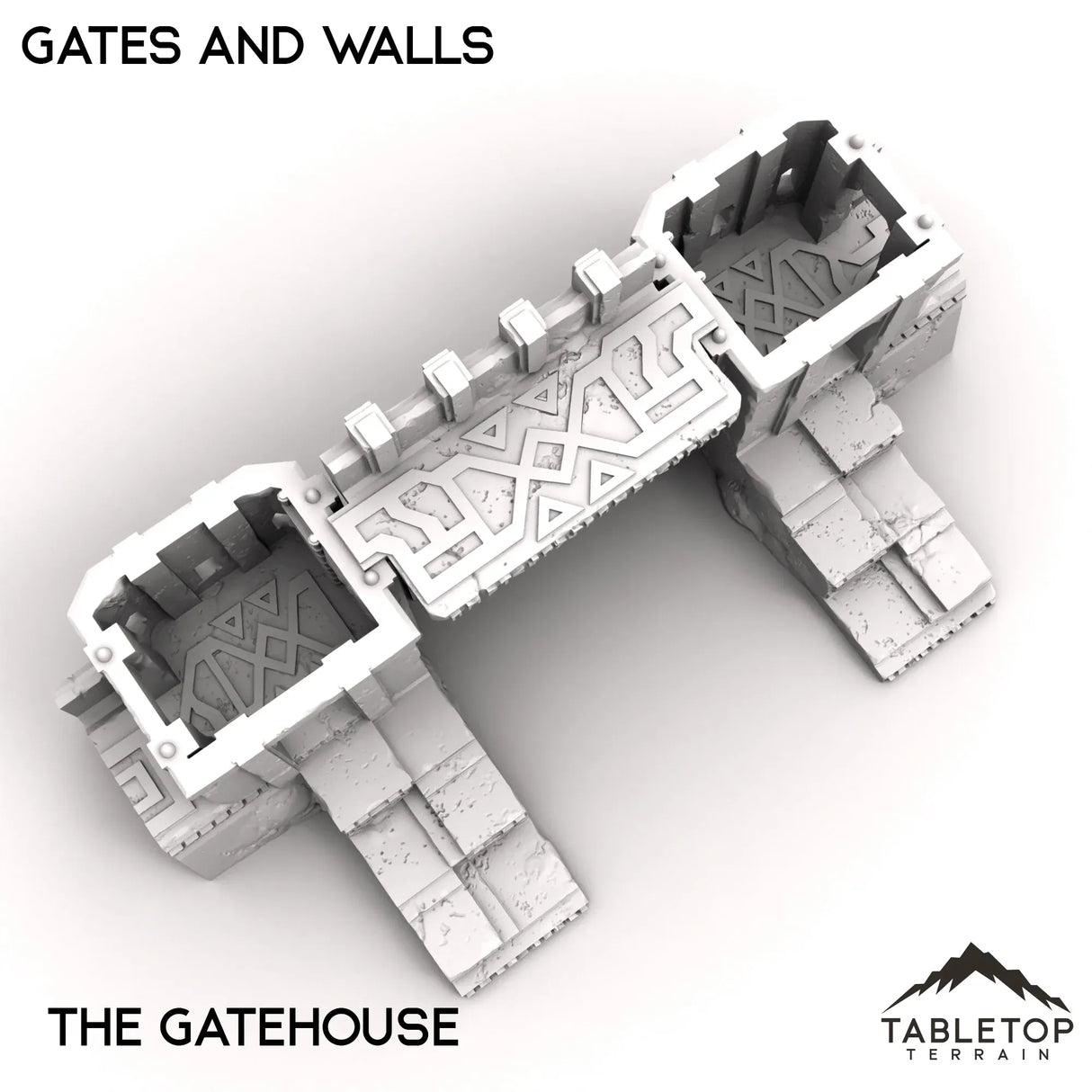 Tabletop Terrain Walls Gates and Walls - Kingdom of Durak Deep