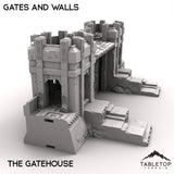 Tabletop Terrain Walls Gates and Walls - Kingdom of Durak Deep