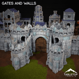 Tabletop Terrain Walls Gates and Walls - Kingdom of Tor Ithilas