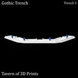 Tabletop Terrain Walls Gothic Trench
