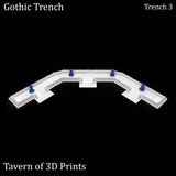 Tabletop Terrain Walls Gothic Trench