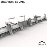 Tabletop Terrain Walls Great Defense Wall