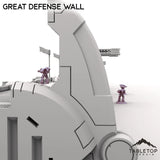 Tabletop Terrain Walls Great Defense Wall